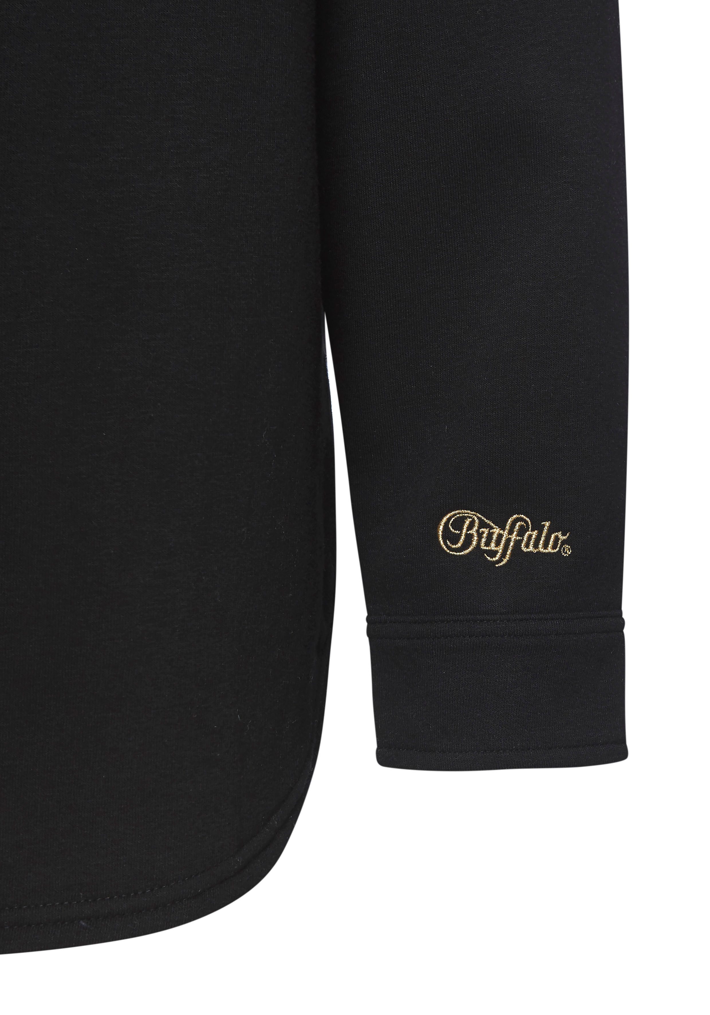 Buffalo Blusenshirt mit Logostickerei
