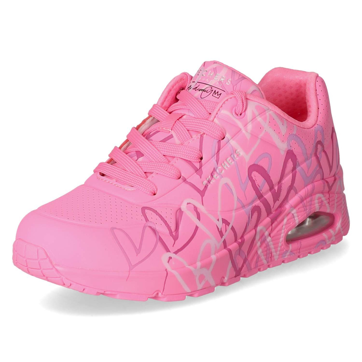 Skechers Skechers 155507 HTPK Damen Synthetik pink Schnürschuh günstig online kaufen