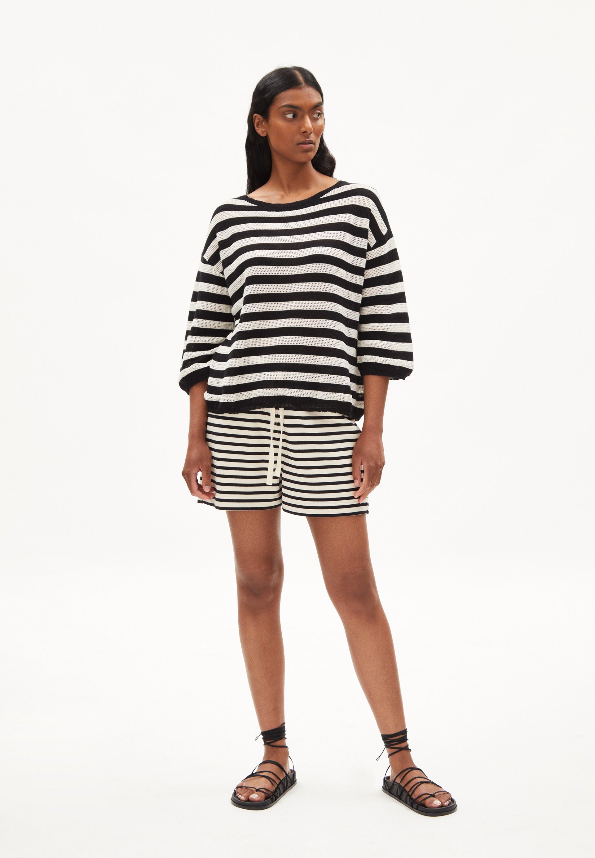 Armedangels Strickpullover RATHAA STRIPES Damen (1-tlg)