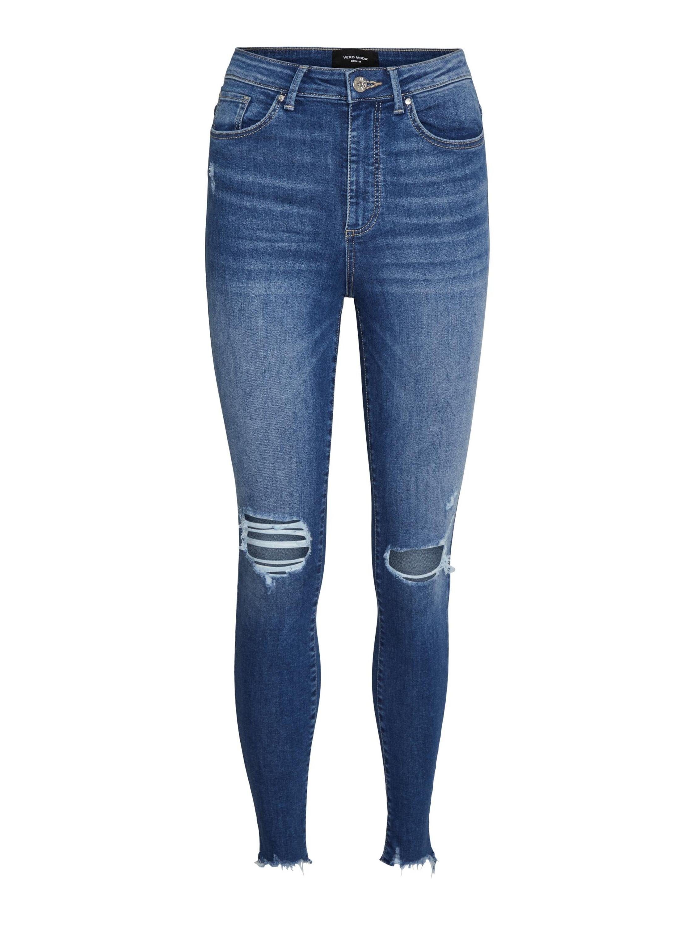Vero Moda 7/8-Jeans Sophia (1-tlg) Fransen günstig online kaufen