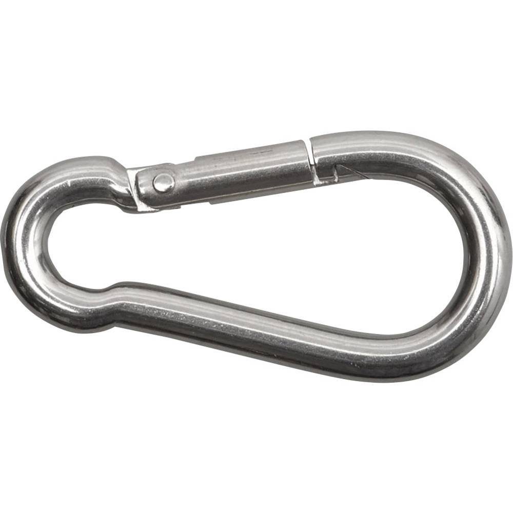 SWG Karabiner Feuerwehrkarabinerhaken Edelstahl A4 680 304 006 80