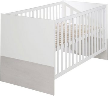 roba® Babymöbel-Set Julia, (Spar-Set, 2-St., Gitterbett, Wickelkommode), mit Kinderbett und Wickelkommode