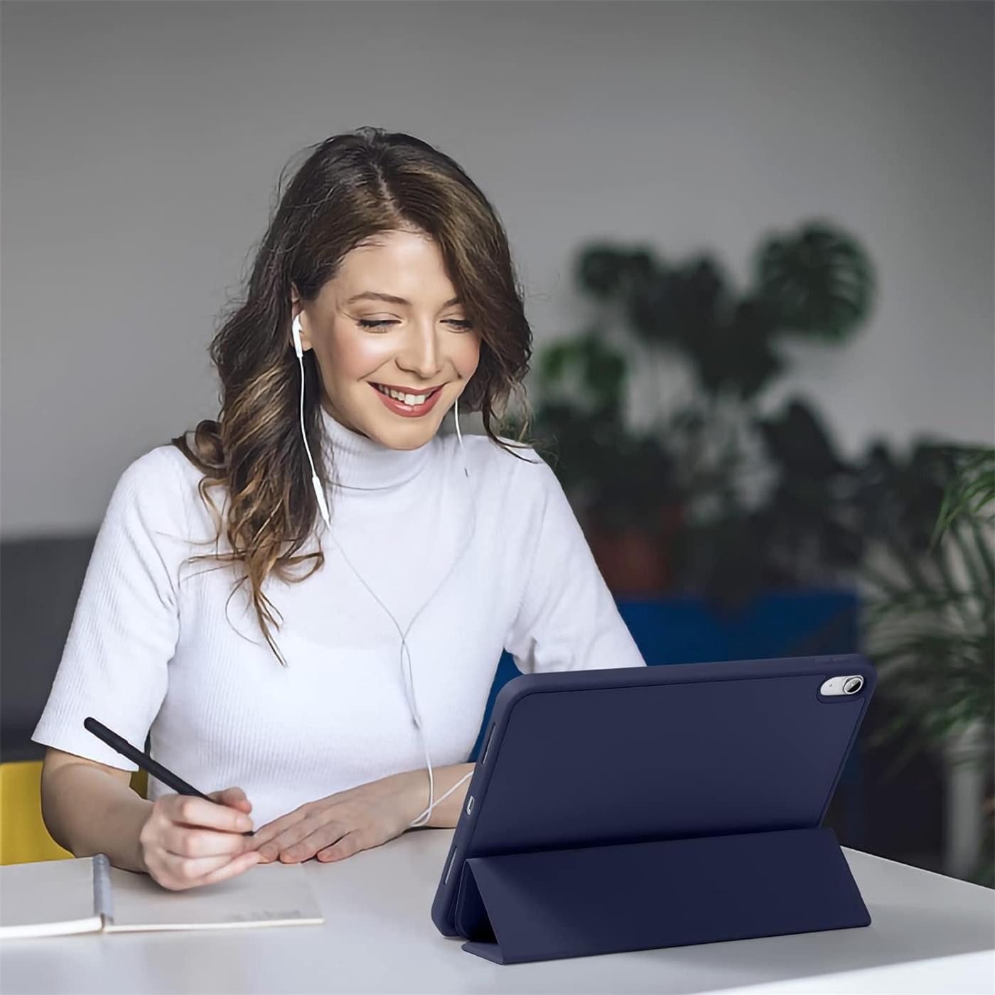 CoolGadget Tablet-Hülle Smart Cover für Apple iPad 10.2 2019, Schutz Tasche aufstellbar mit Stift Halter für iPad 10.2 2019