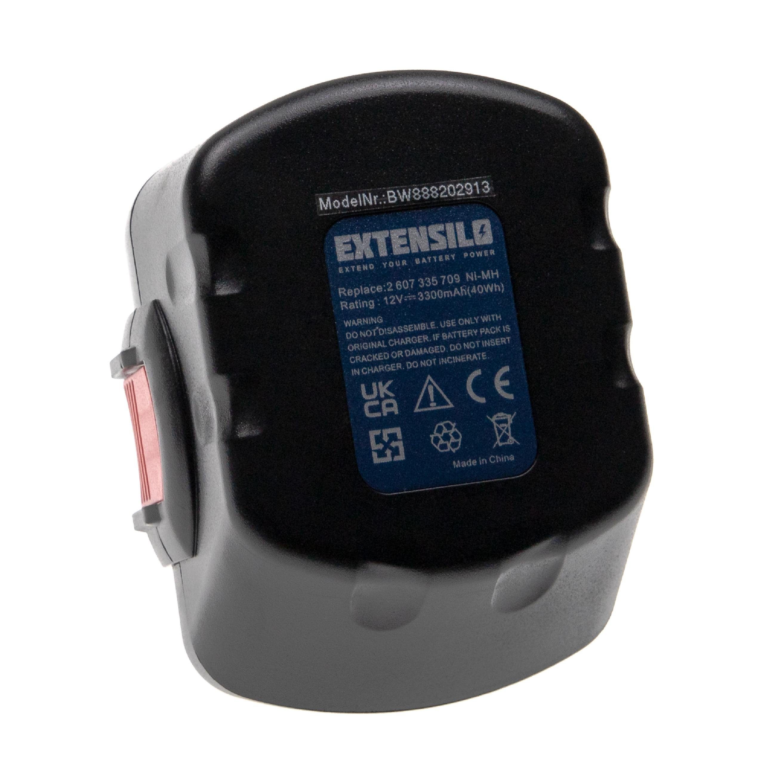 Extensilo kompatibel mit Cyklop CLT100, CMT200 Akku NiMH 3300 mAh (12 V) | Akkus und PowerBanks