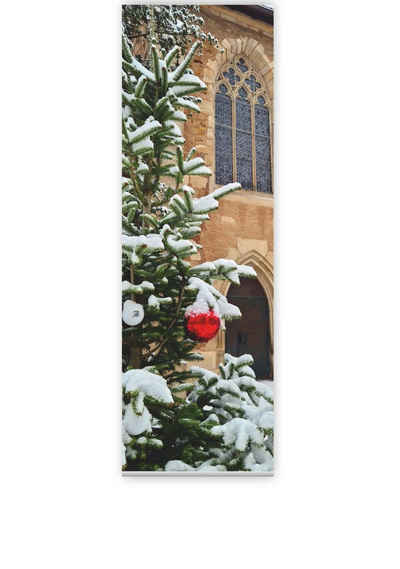 Schiebegardine Weihnachten in der Kirche Flächenvorhang HxB 180x60 cm - B-line, gardinen-for-life