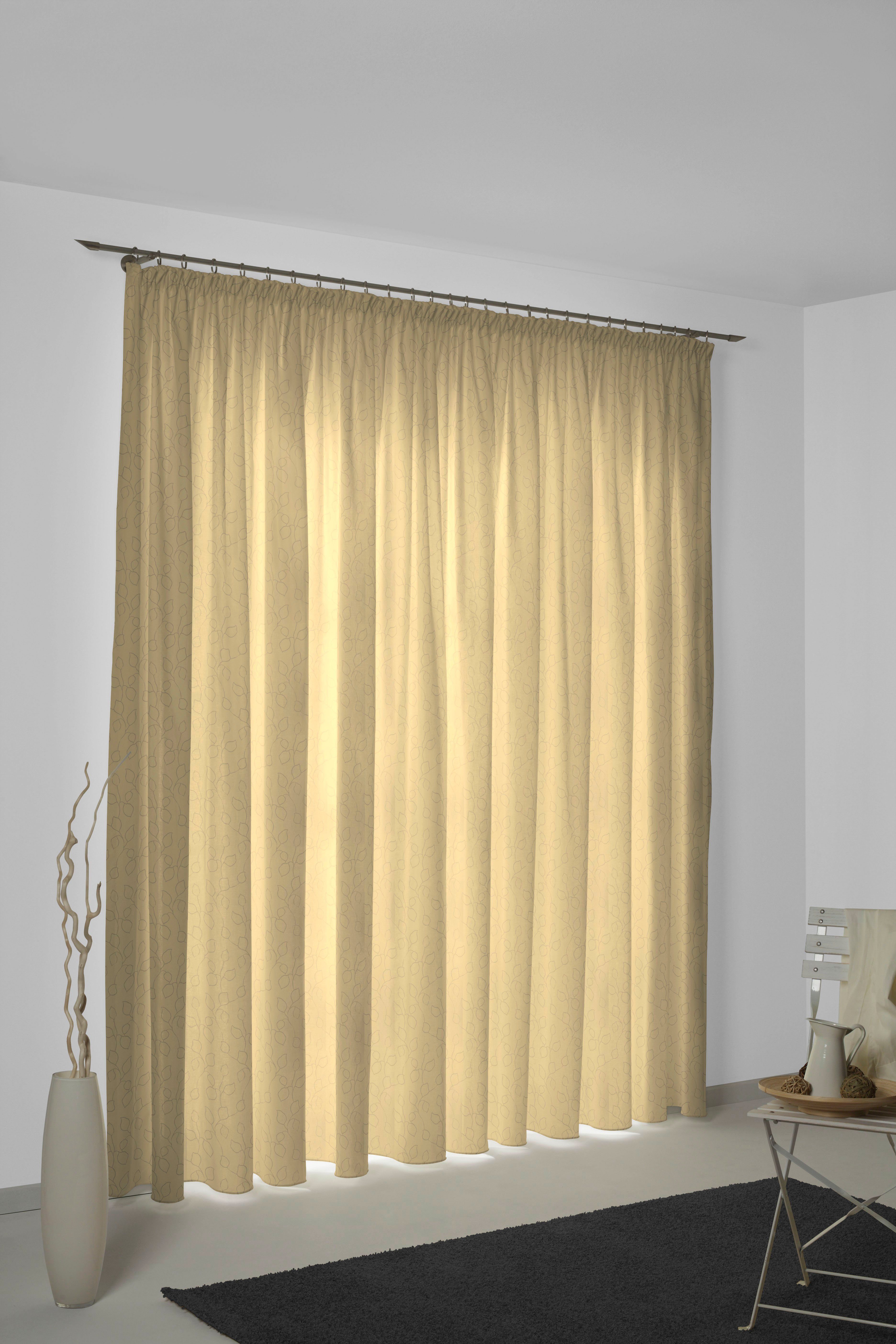 Wirth Vorhang Westport (1 St), Smokband, blickdicht, Jacquard