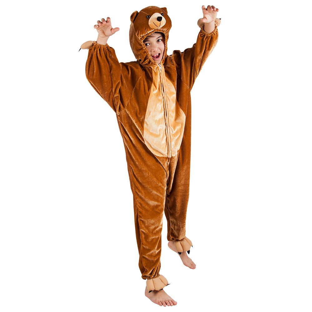 Kostüm Bären Kostüm für Kinder bis 140 cm, Braun