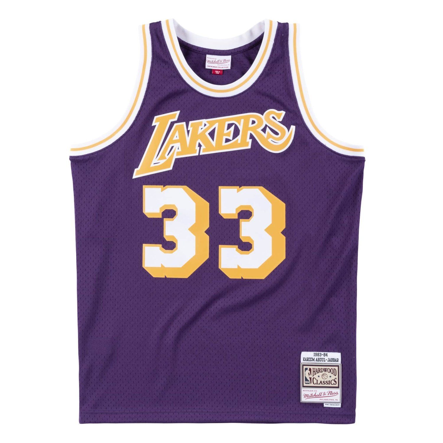 Mitchell & Ness Basketballtrikot Swingman Jersey LA Lakers 198384 Kareem AbdulJabb