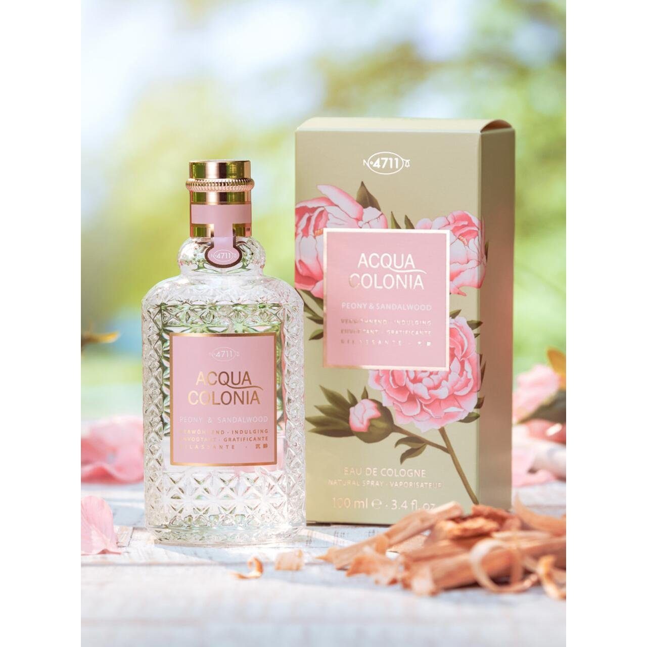 4711 Acqua Colonia Eau de Cologne Peony & Sandalwood EdC Nat. Spray, Unisex Duft, floral, holzig