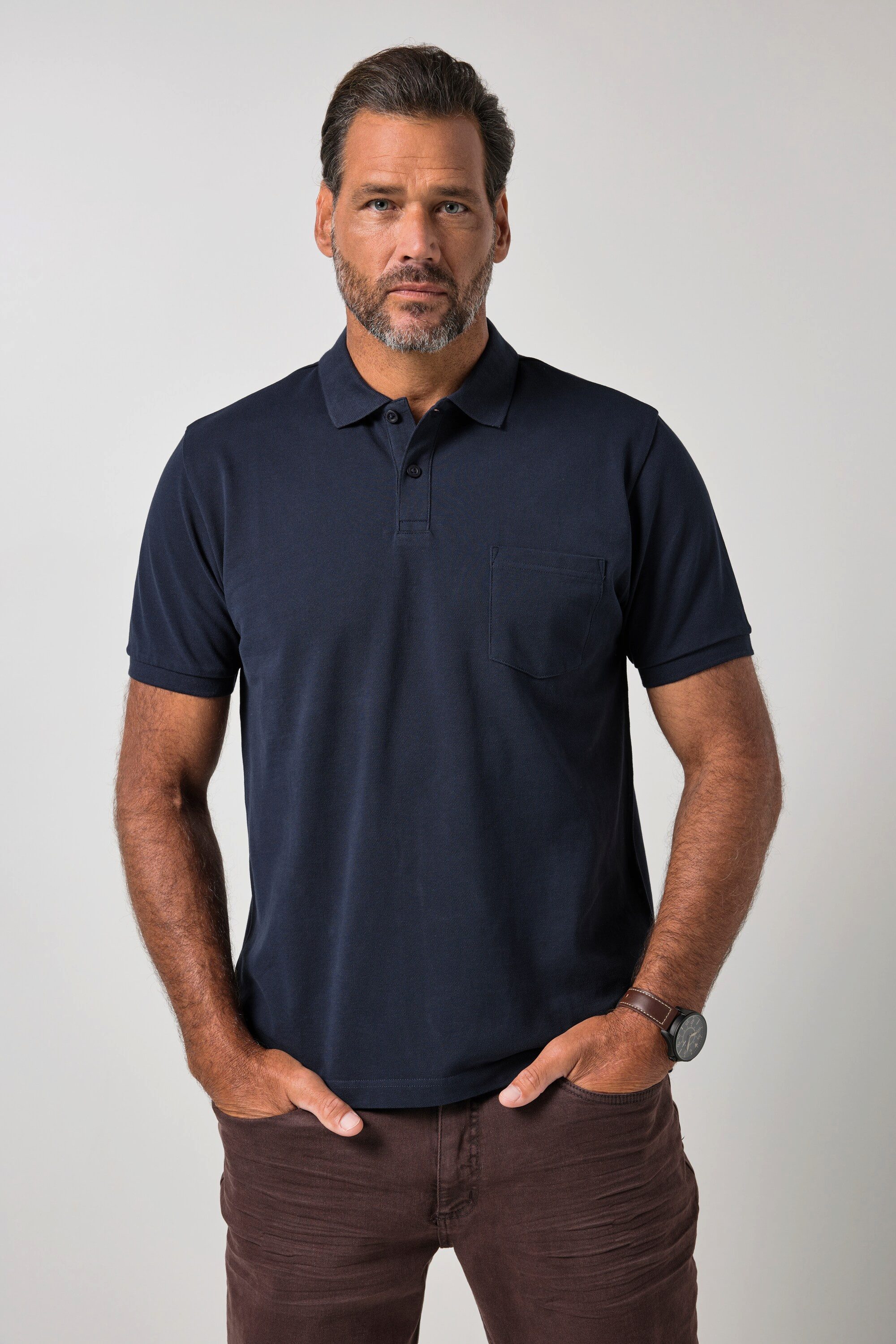 Poloshirt Poloshirt Halbarm Piqué bis 8 XL