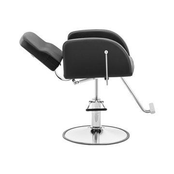 Physa Armlehnstuhl Friseurstuhl mit Fußstütze höhenverstellbar Barber-Stuhl 200 kg Yoxall