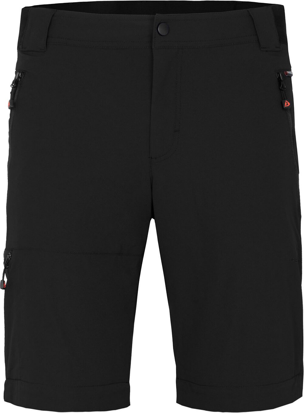 Bergson Outdoorhose ARRESÖ COMFORT Zipp Off Herren Wanderhose, leicht, strapazierfähig, Langgrößen, schwarz