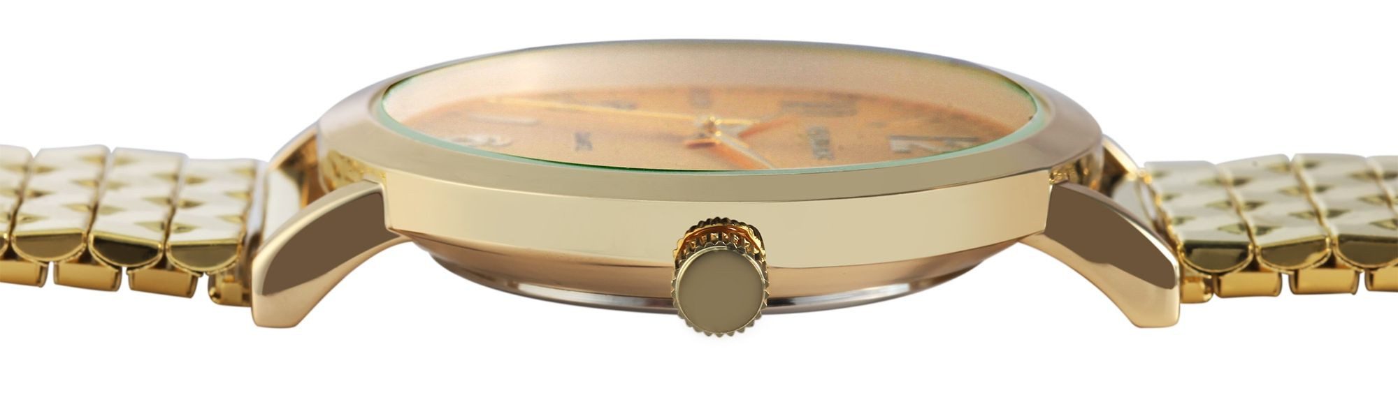 EXCELLANC Quarzuhr Sibel Edelstahl, Zugarmband, modisch, 42 mm Gehäuse, gro günstig online kaufen