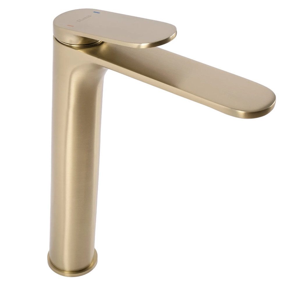 wohnwerk.idee Badarmatur Wasserhahn Gold Matt Schwarz Einhebelmischer Marco