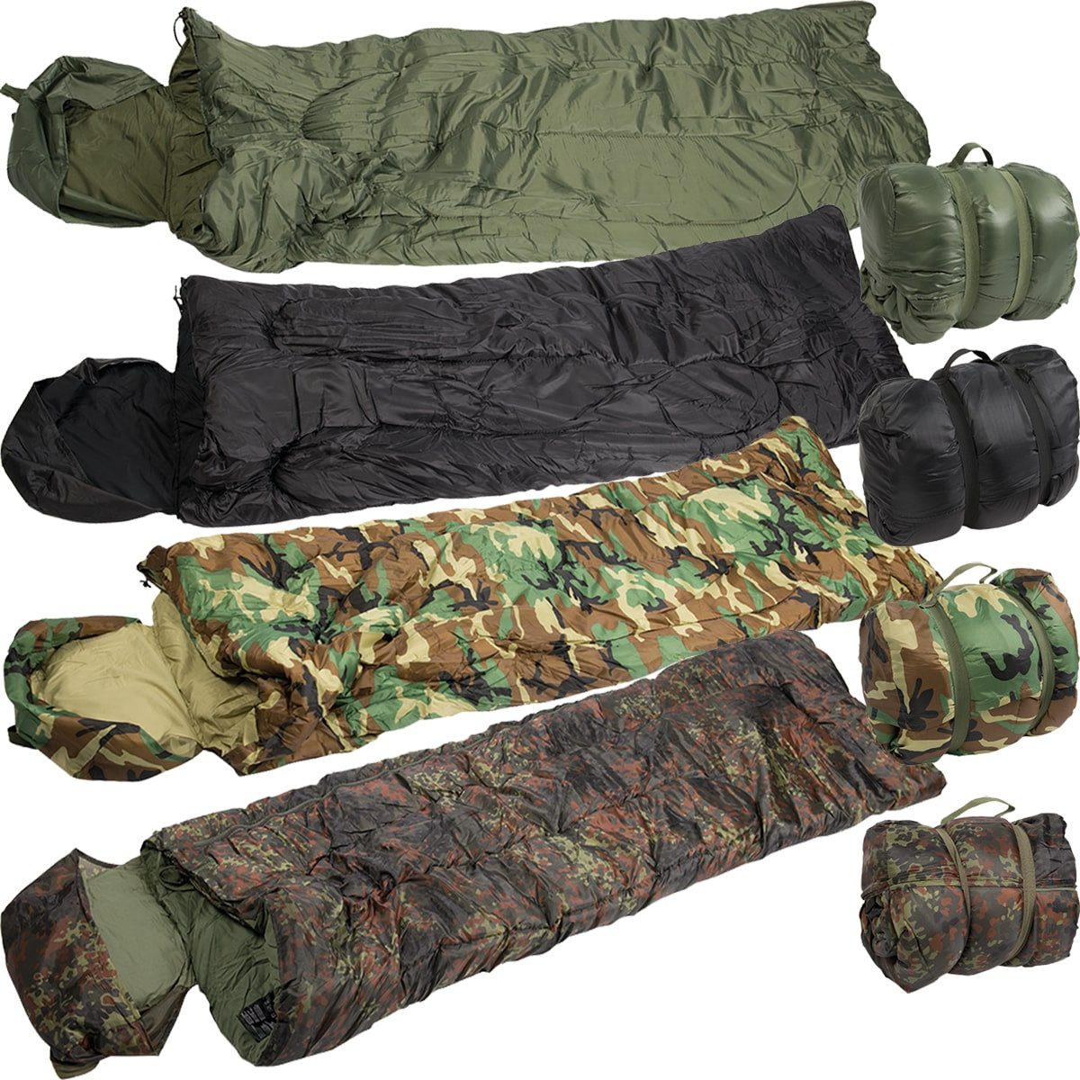 Mil-Tec Schlafsack Militär Schlafsack Pilot mit günstig online kaufen