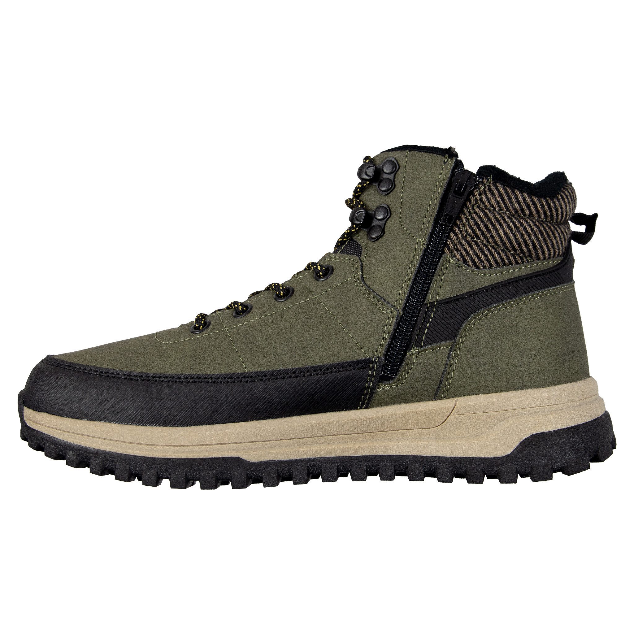 Dockers by Gerli Schnürboots Schnürboots mit Markendetails und Reißverschluss an der Seite