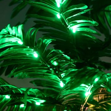 vidaXL LED Baum Künstliche Palme LED Warmweiß 72 LEDs 120 cm