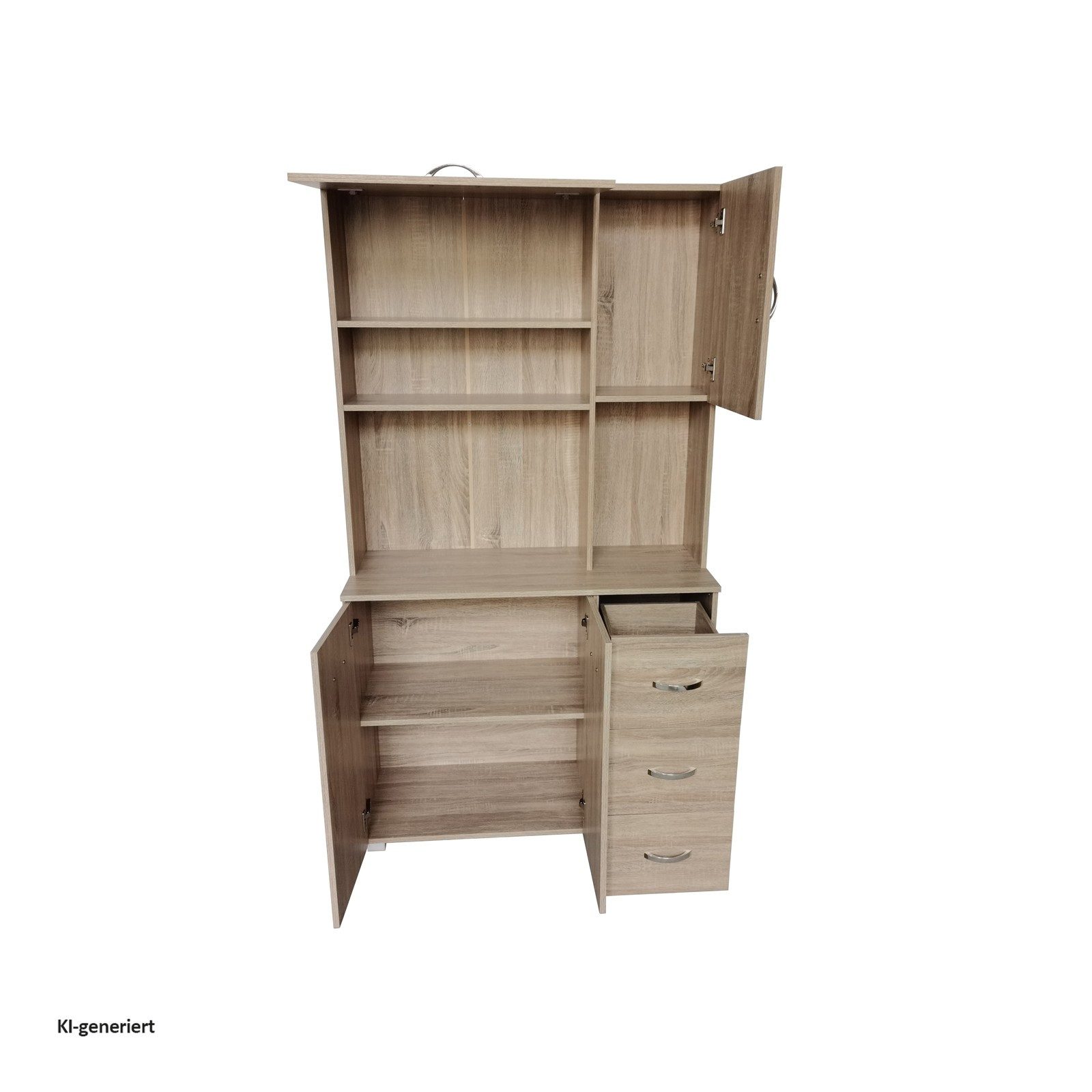HTI-Line Hochschrank Küchenschrank Blanca (Stück, 1-St., 1x Schrank Blanca, ohne Dekoration) Küchenbuffet – Bild 2 von 4