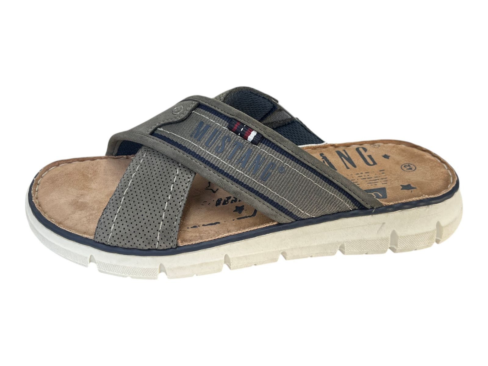 Mustang Shoes Mustang Herren Pantolette 26M007-1002 grey grau Clog