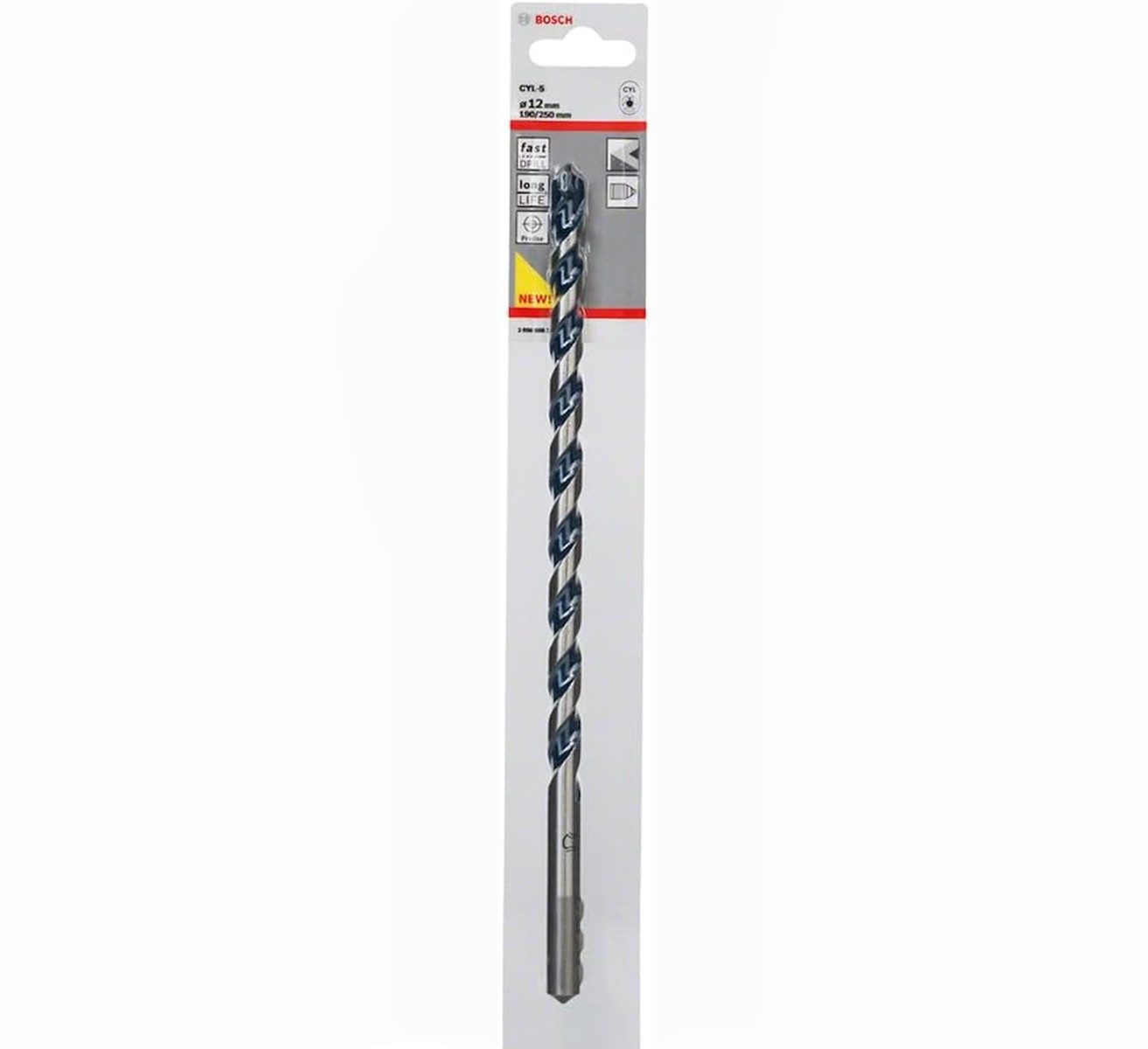 Betonbohrer CYL-5 Betonbohrer für Beton, Ø 12 x 250 mm, Robust Line