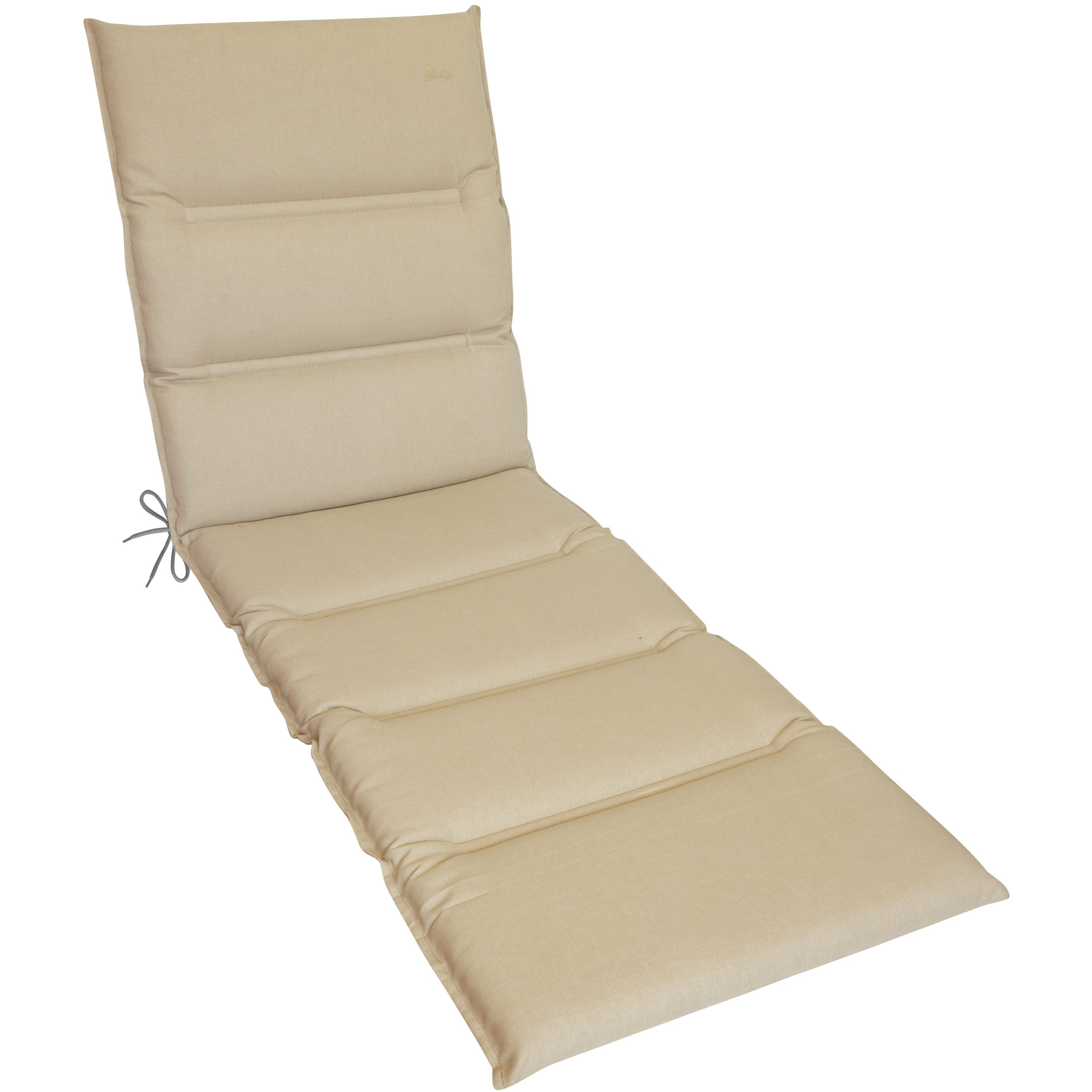 Herlag Liegenauflage Greta, Green-Line Polsterauflage 190x60x70cm, Ressourcenschonende Materialien