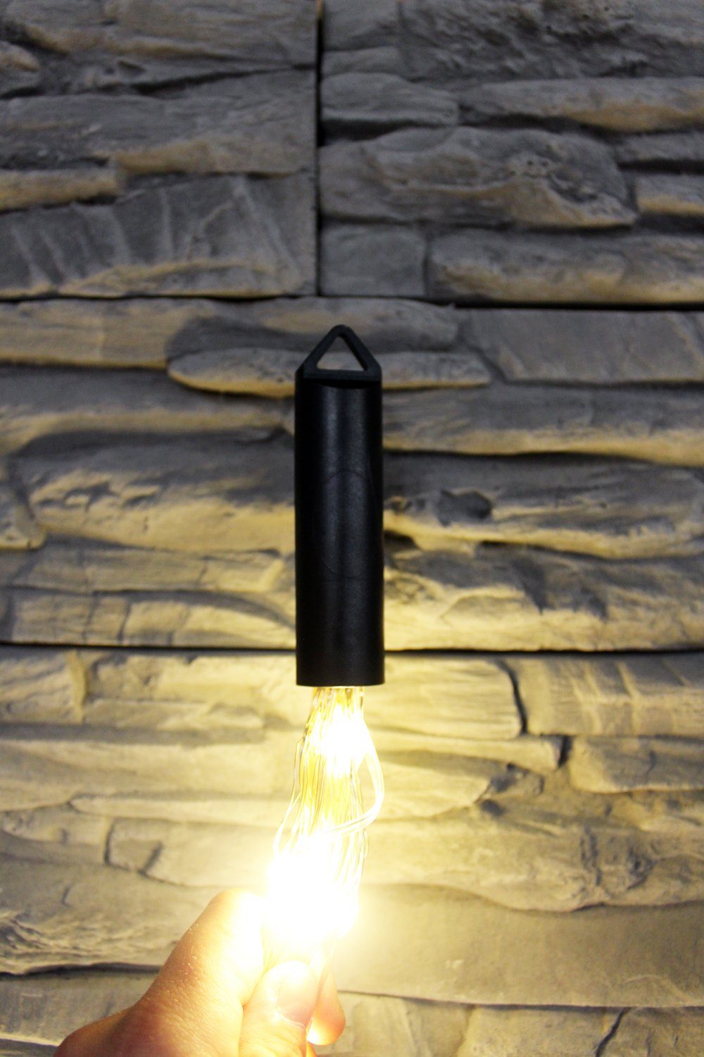 Arnusa LED-Lichterkette Lichterbündel Lichterschweif warmweiß 1440 LED'S, 1440-flammig, Weihnachtsdekoration für Innen und Außen – Bild 5 von 5