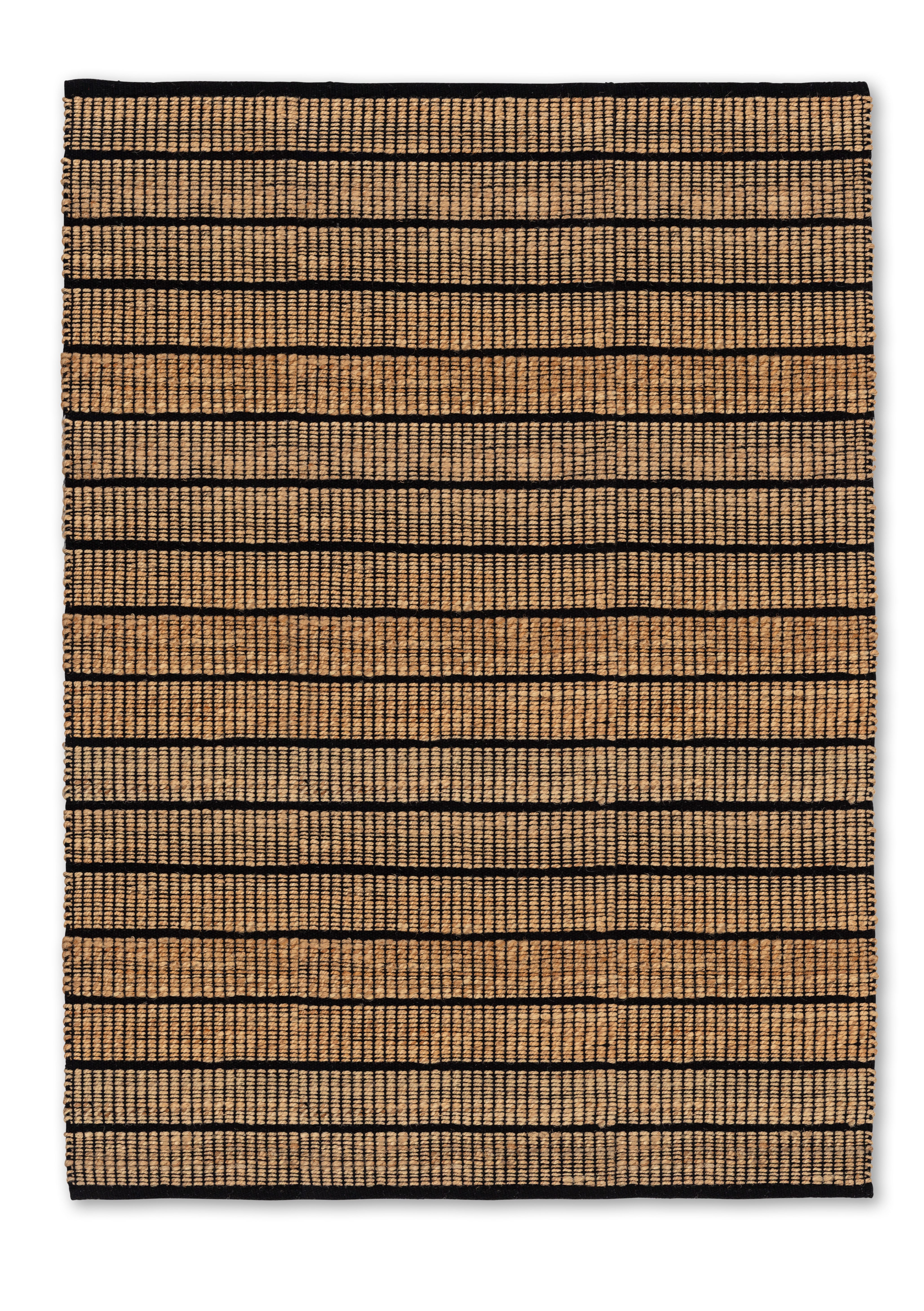 SCHÖNER WOHNEN-Kollektion Teppich Nalaya, rechteckig, Höhe: 10 mm, Jute/Baumwolle, rustikale Haptik, Streifenoptik, Wohnzimmer – Bild 3 von 5