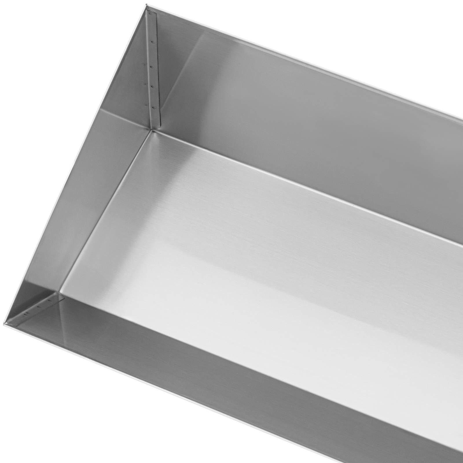 Royal Catering Snackschale Edelstahl-Pommeswanne 80 x 30 cm Frittenwanne Ausschöpfwanne Gastro, Edelstahl, verschiedene Größen – Bild 2 von 5