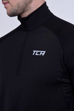 TCA Langarmshirt TCA Winter Run Langarm Laufshirt Herren - Schwarz, S (1-tlg)