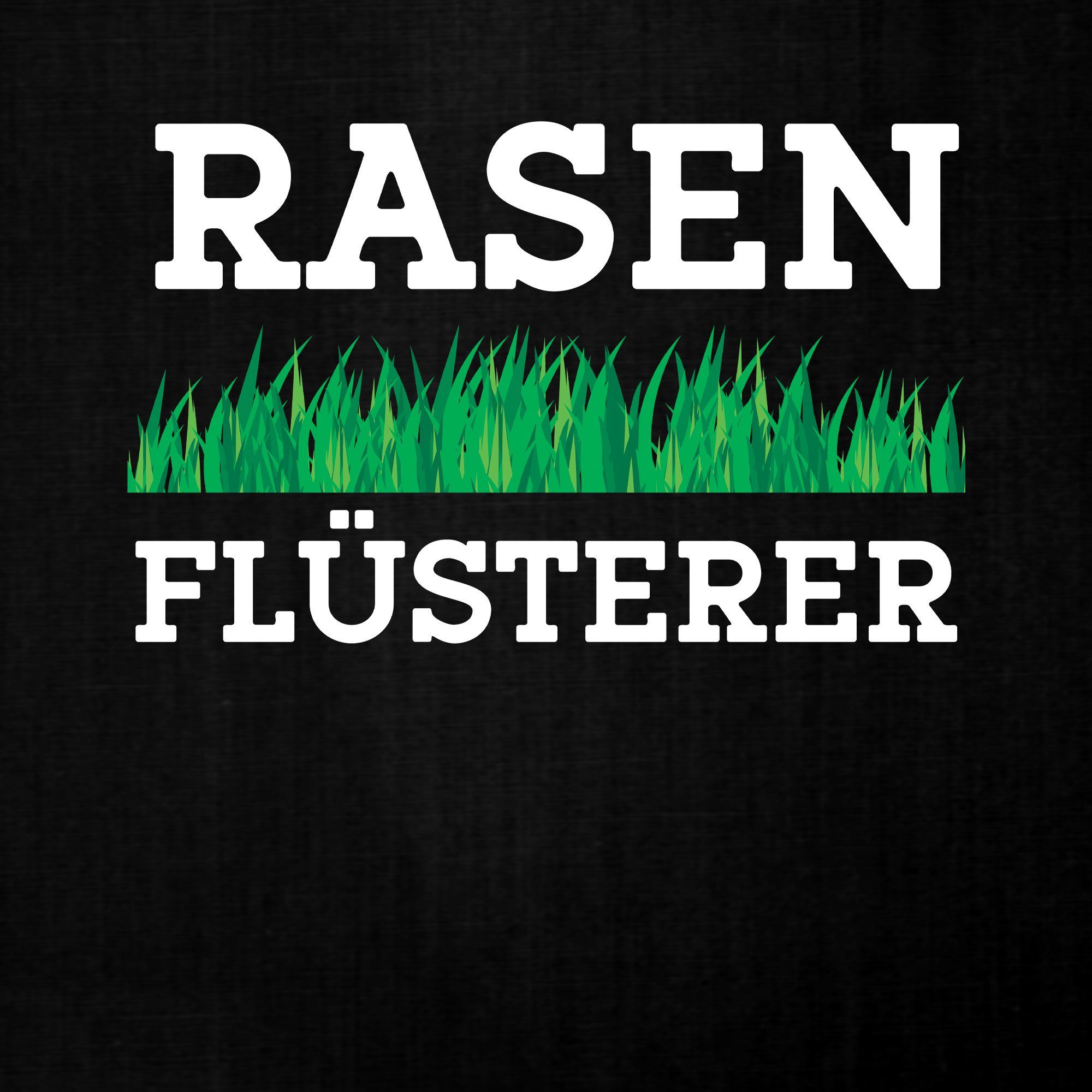 Gemüse Flüsterer Herren Hobbygärtner Formatee Gärtner Rasen - Kurzarmshirt Schwarz (1-tlg) Quattro T-Shirt Garten