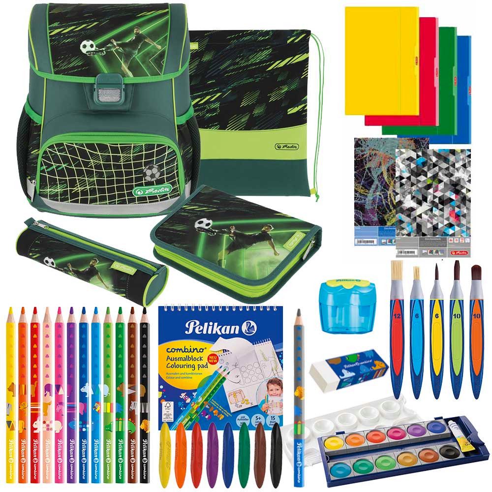 Herlitz Ранці Set Loop Plus 14-teilig Premium 2025 Jungen Game Changer