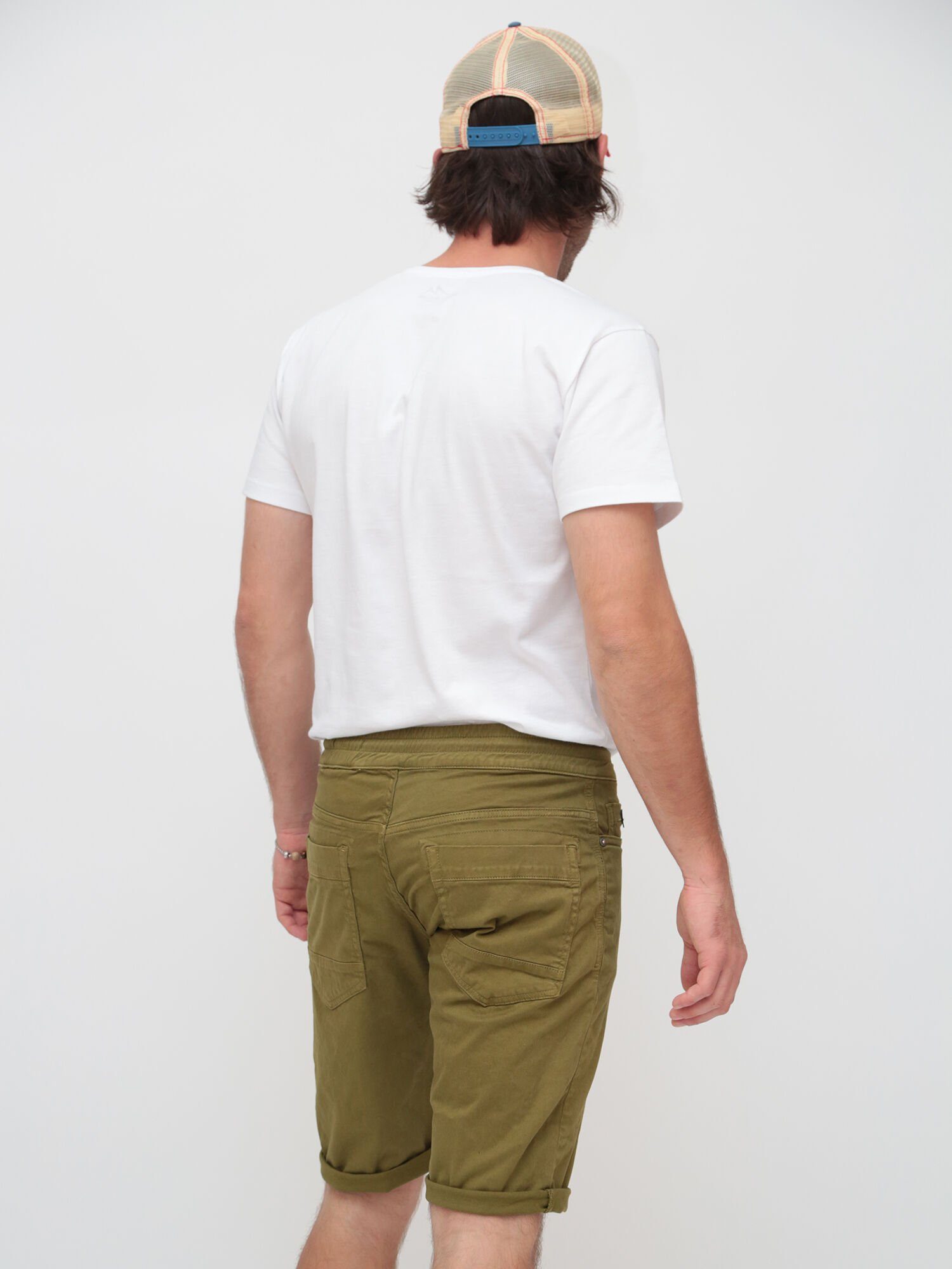 Thomas Denim of Miracle Shorts Olive