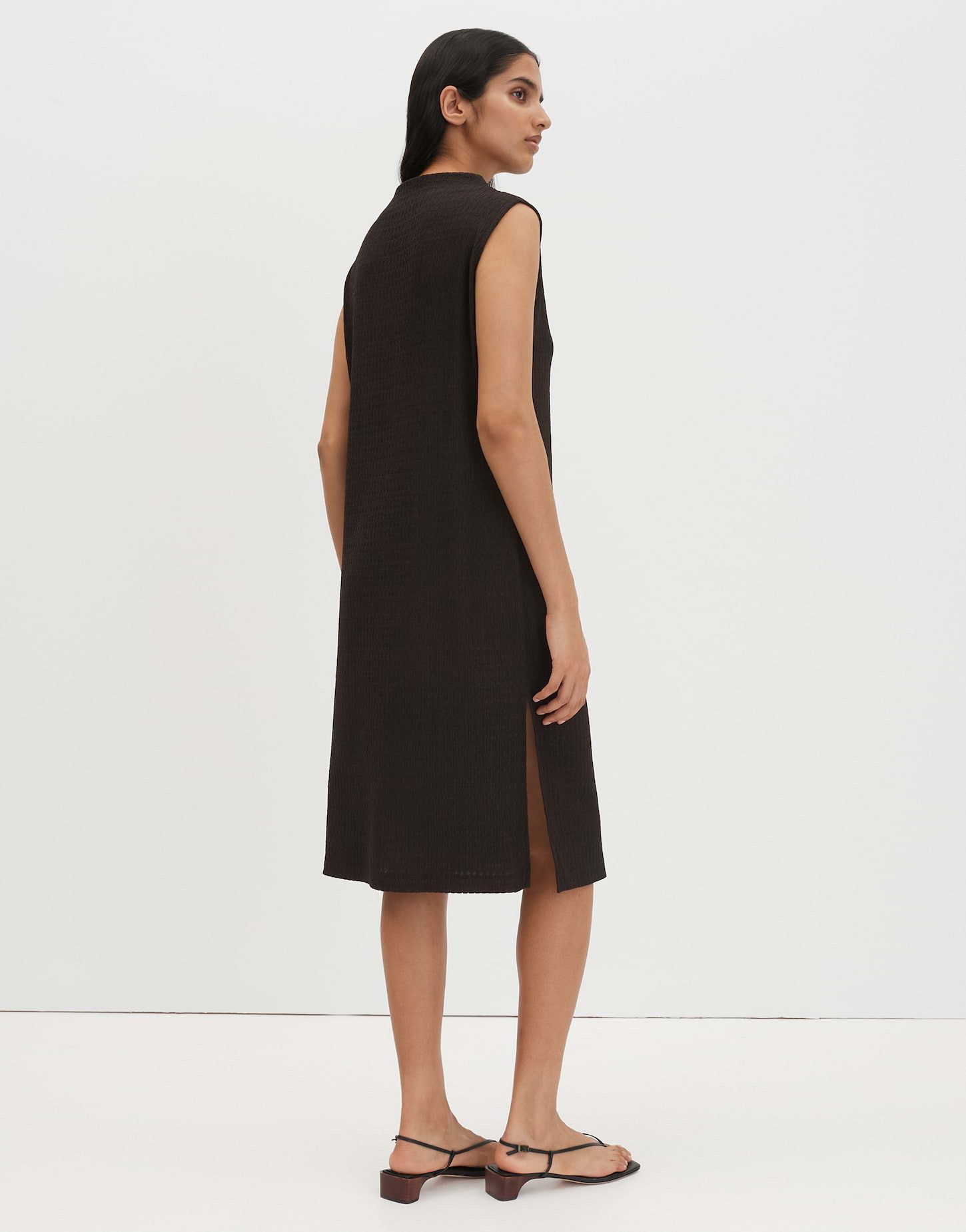 someday Jerseykleid Quinda aus Jersey mit Crinkle-Struktur