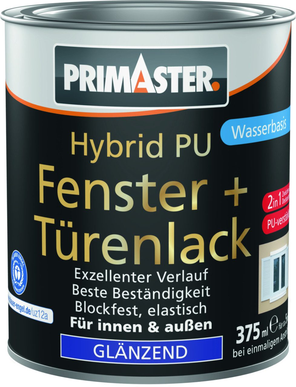 Primaster Tür- und Fensterlack Primaster Hybrid PU-Fenster + Türenlack 375 ml