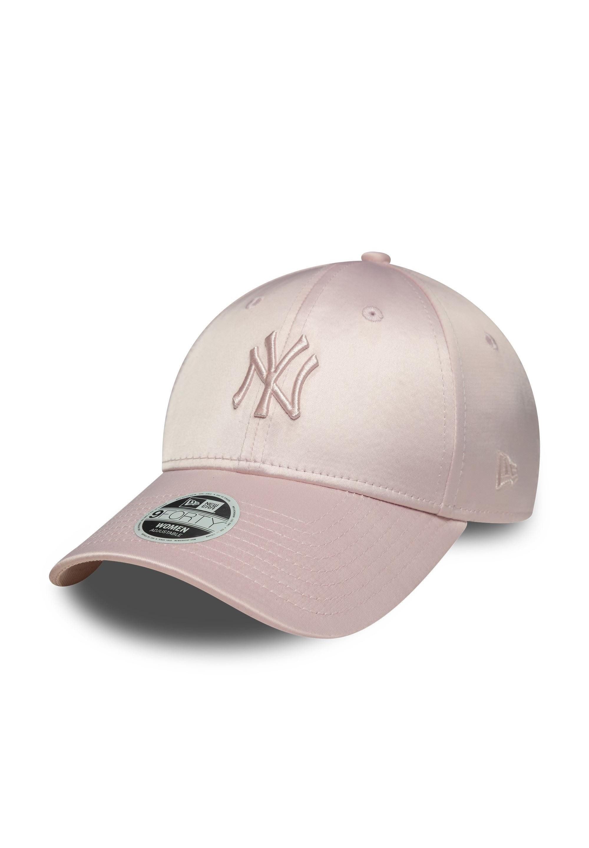 Baseball Cap New York Yankees New Era MLB Satin 9Forty Women Cap Rosa