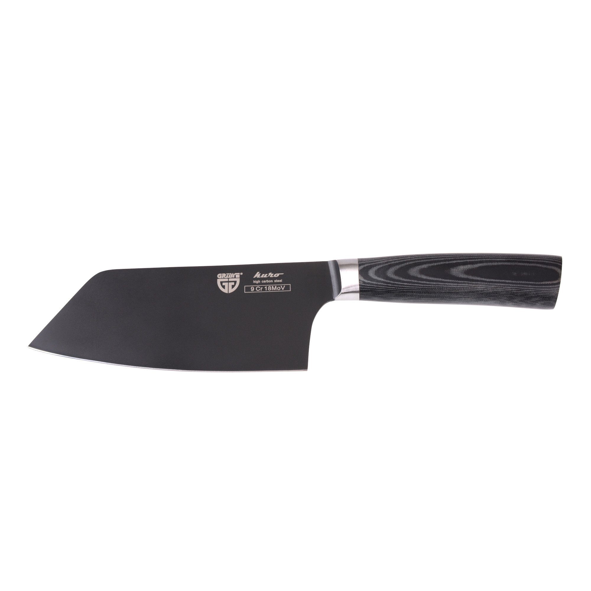 Kochmesser GRÄWE Beil schwarz Kuro