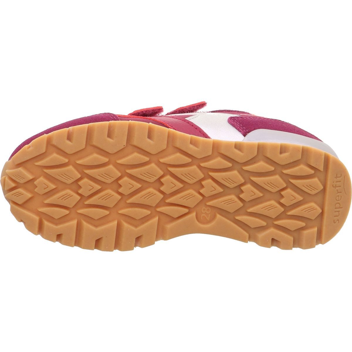 Superfit Dash Outdoorschuh Stylischer Sneaker mit Klettverschluss, nachhaltigem Leder und
