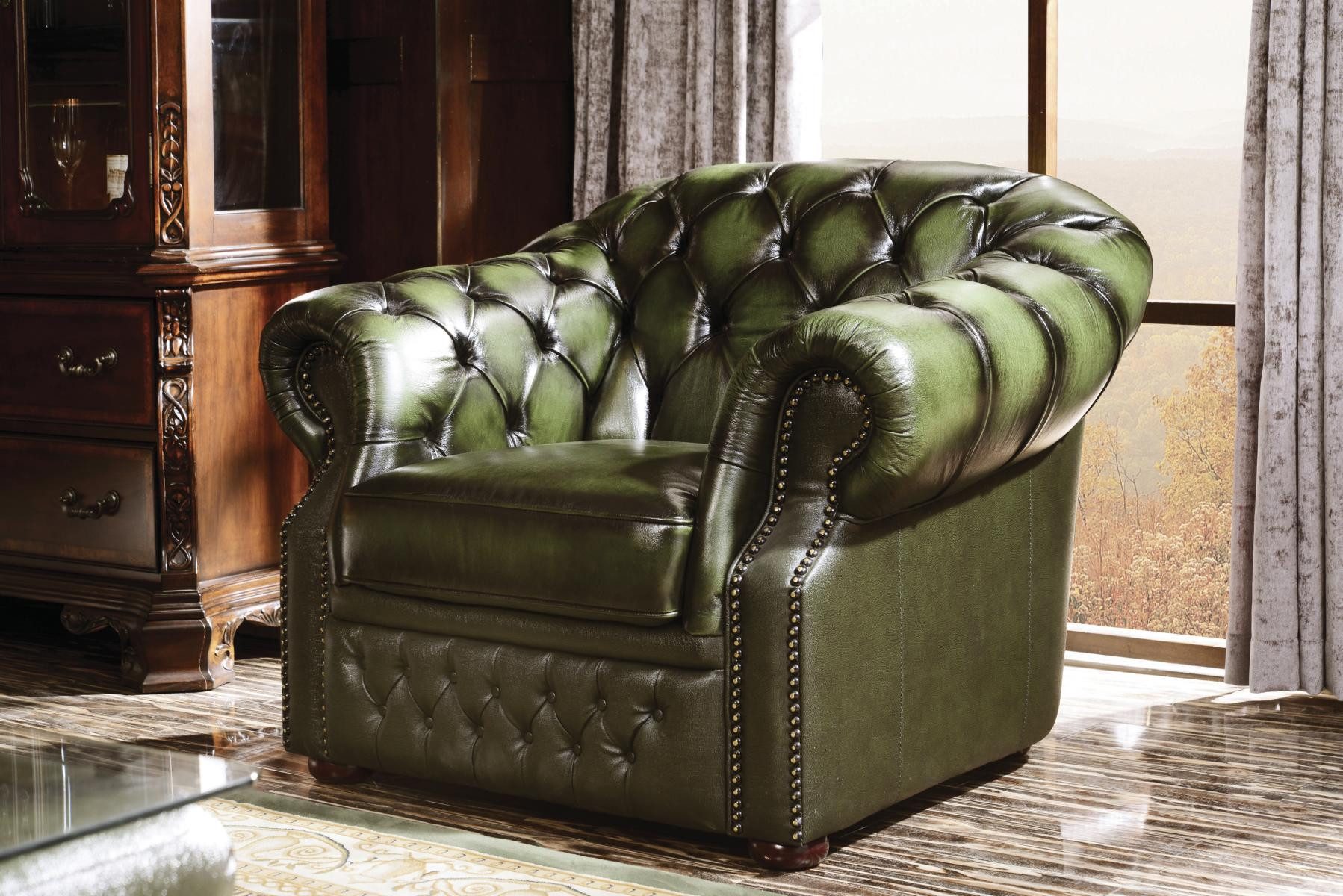 Salottini Polstergarnitur SOFORT & SONDERPREIS Chesterfield günstig online kaufen