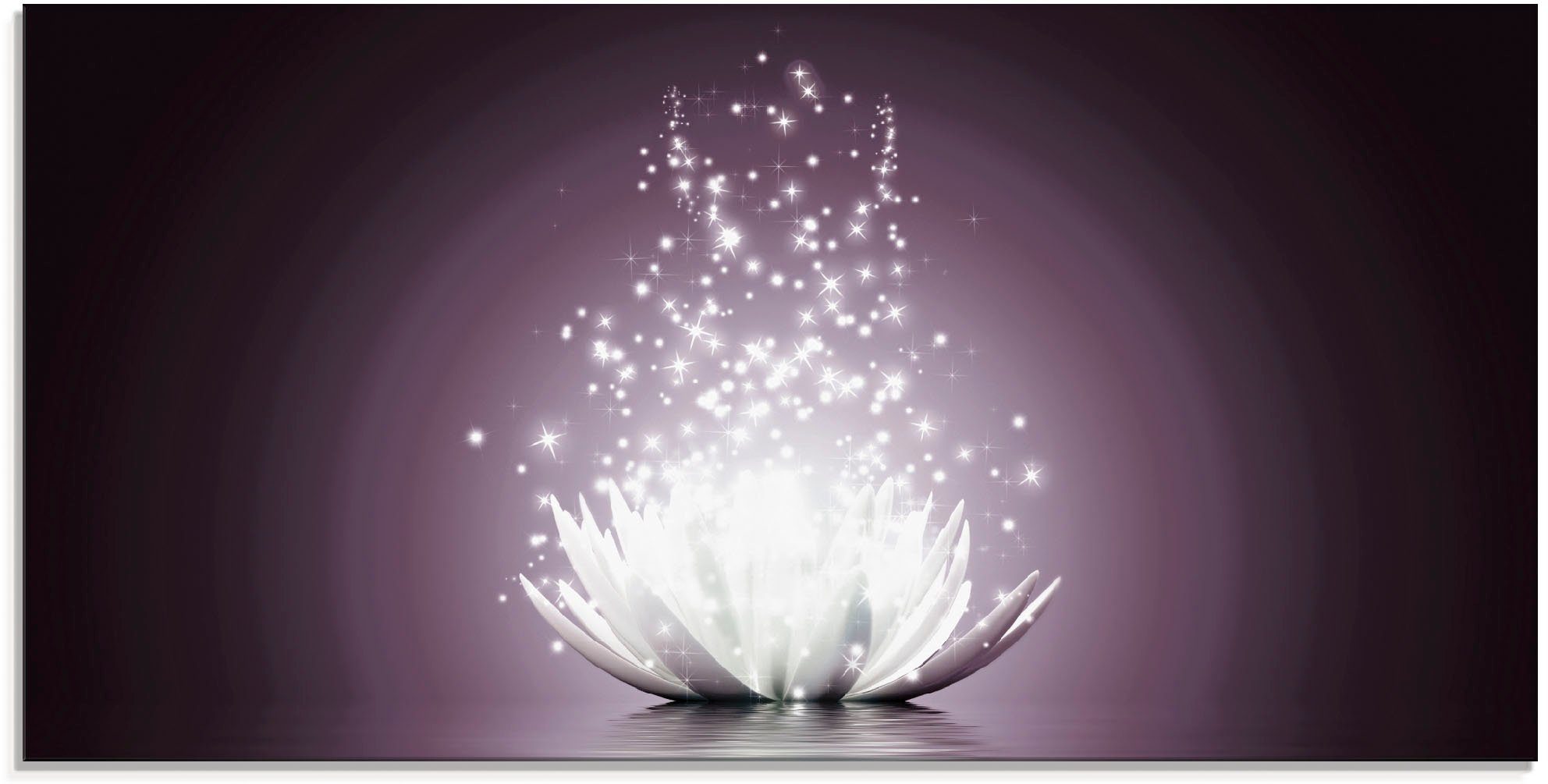 Artland Glasbild "Magie der Lotus-Blume", Blumen, (1 St.), in verschiedenen günstig online kaufen