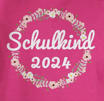 Shirtracer T-Shirt Schulkind 2024 Einschulung Mädchen