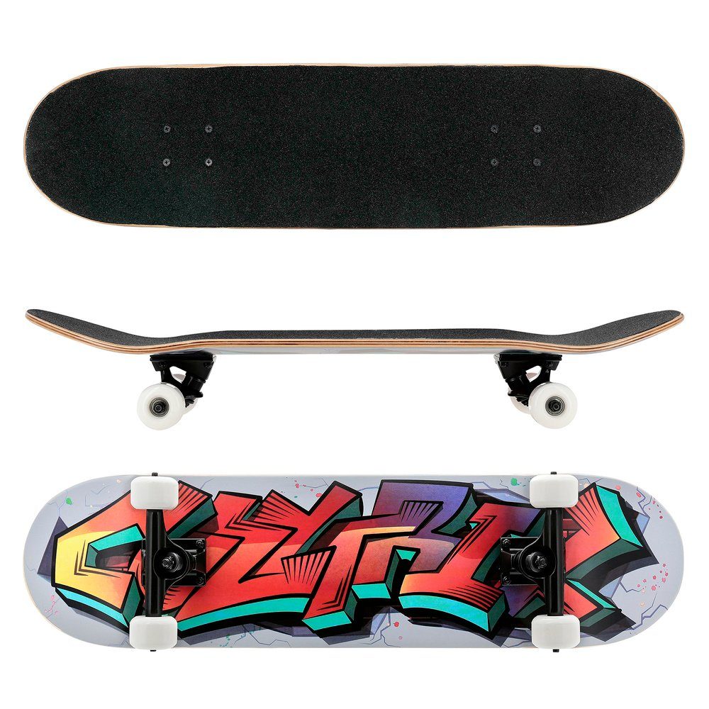 Skateboard Ahornholz, (7-lagig, Kanadischem cm) cozytrix aus 80 Grafitti