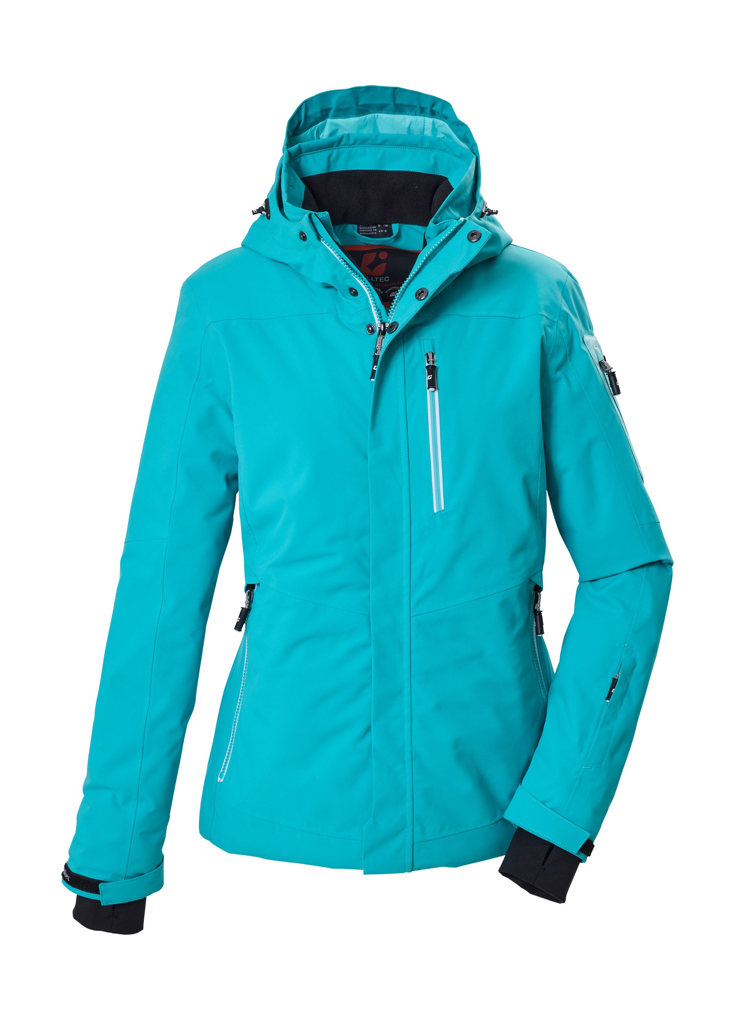 Killtec Skijacke KSW 228 WMN SKI JCKT Wind- und wasserdichte Skijacke mit regulierbarer Kapuze