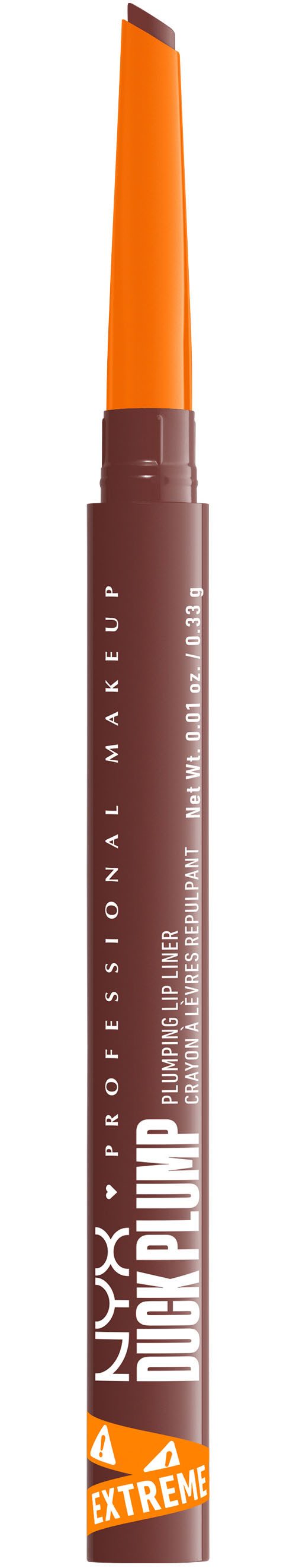 NYX PROFESSIONAL MAKEUP Lippenstift DUCK PLUMP PLUMPING LIP LINER, zaubert maximal pralle Lippen