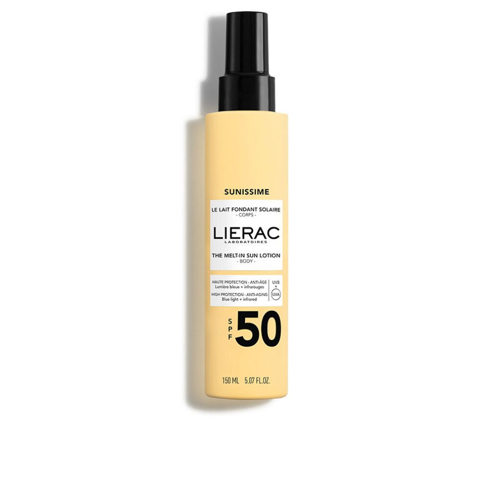 LIERAC Sonnenschutzpflege SUNISSIME schmelzende Sonnenmilch SPF50
