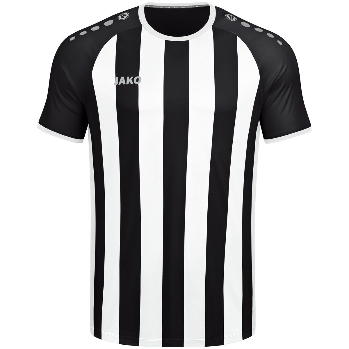 Jako Fußballtrikot schwarz/weiß/silber