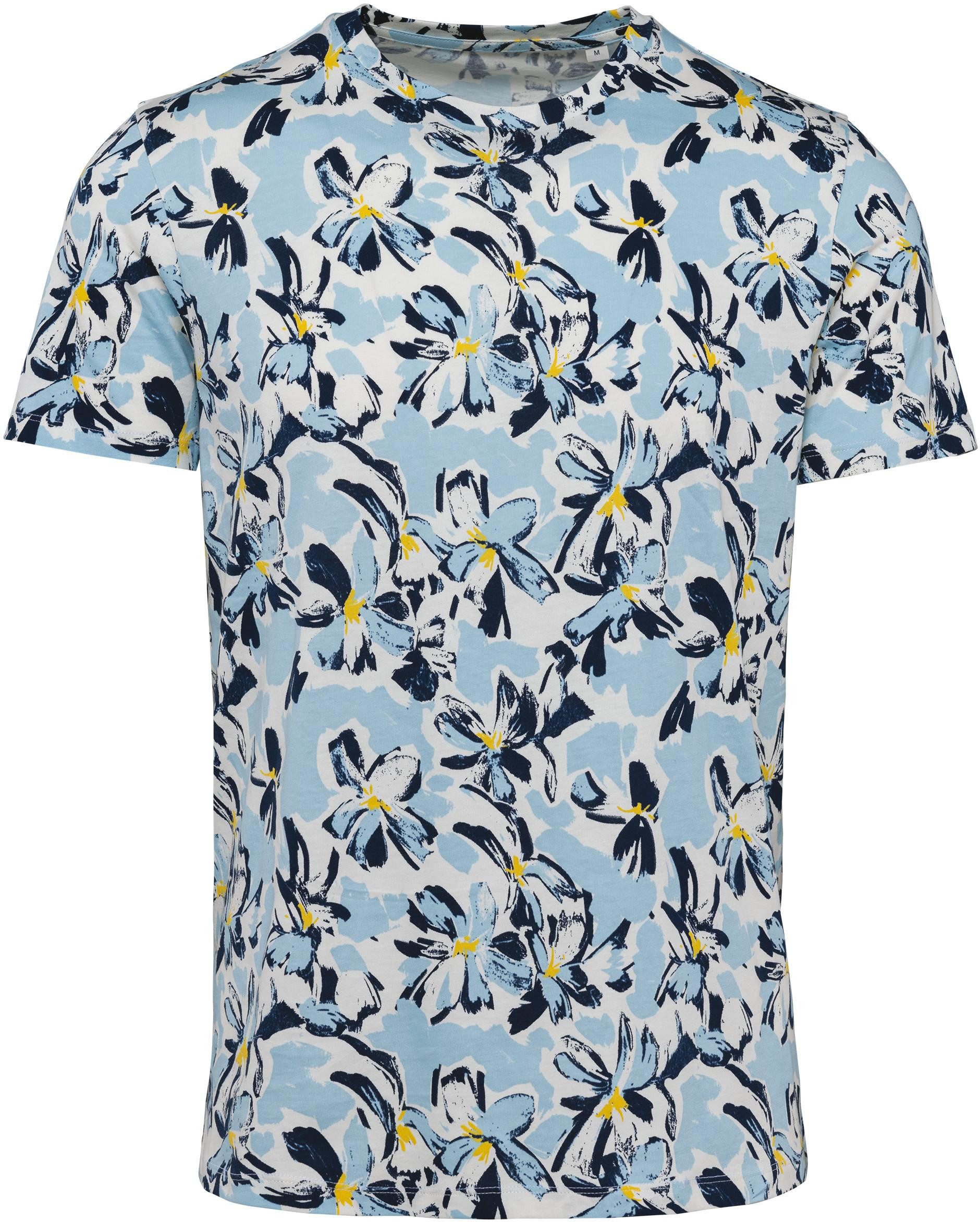 Rundhalsshirt Umweltfreundliches Herren T-Shirt Tropen-Druck