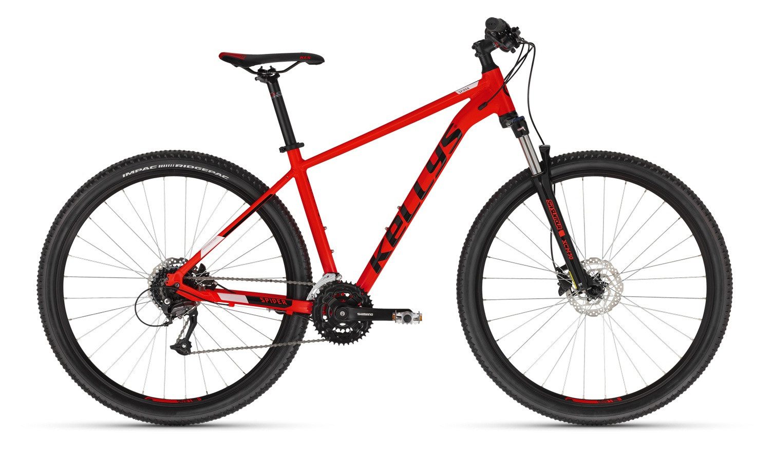 Kellys Mountainbike MTB Hardtail SPIDER 50 Red 29" Diamant, 24 Gang Shimano SHIMANO Altus M310 (direct mount) Schaltwerk