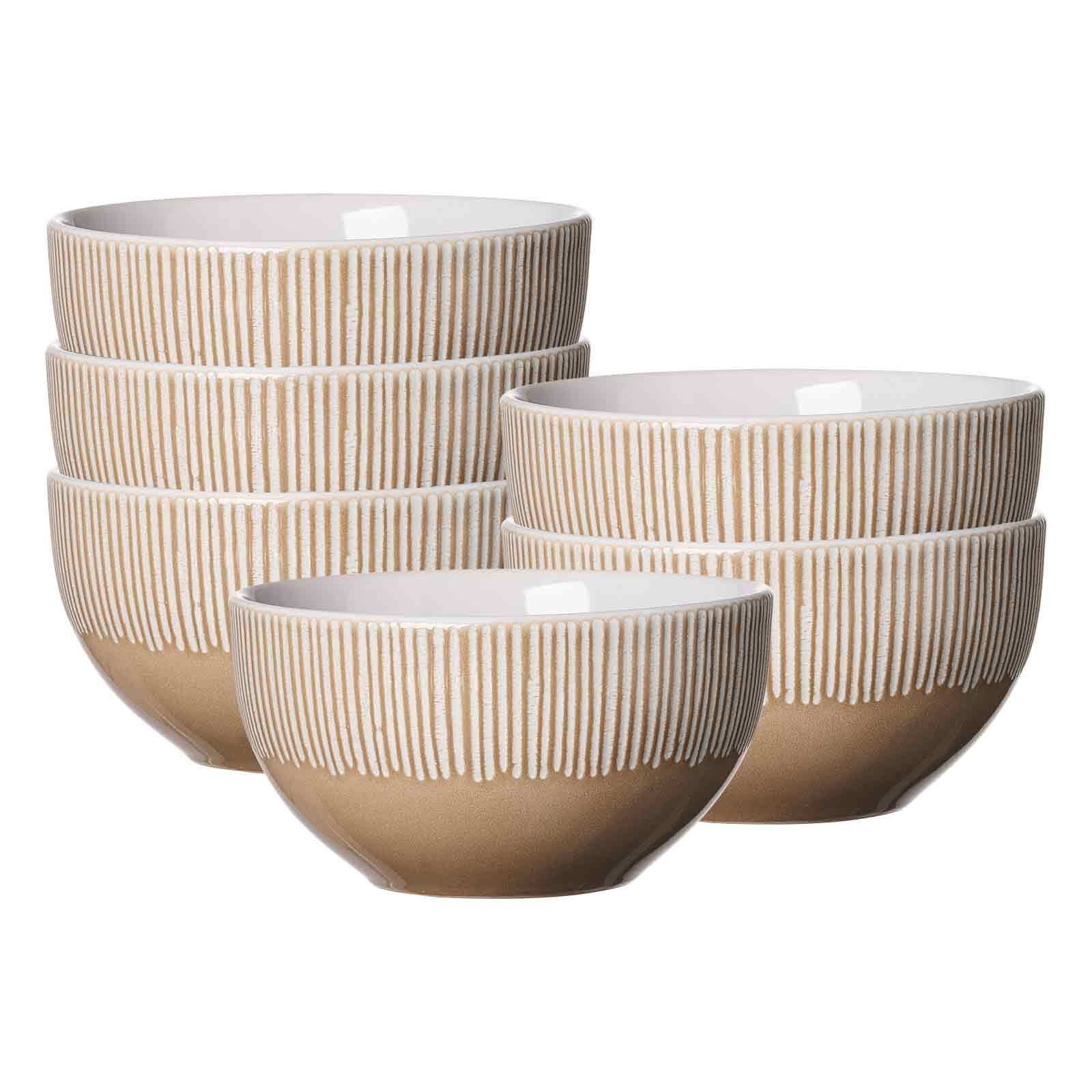 Ritzenhoff & Breker Schale Banda Schalen ø 14 cm 6er Set, Steingut, (6x Schale, 6-tlg)
