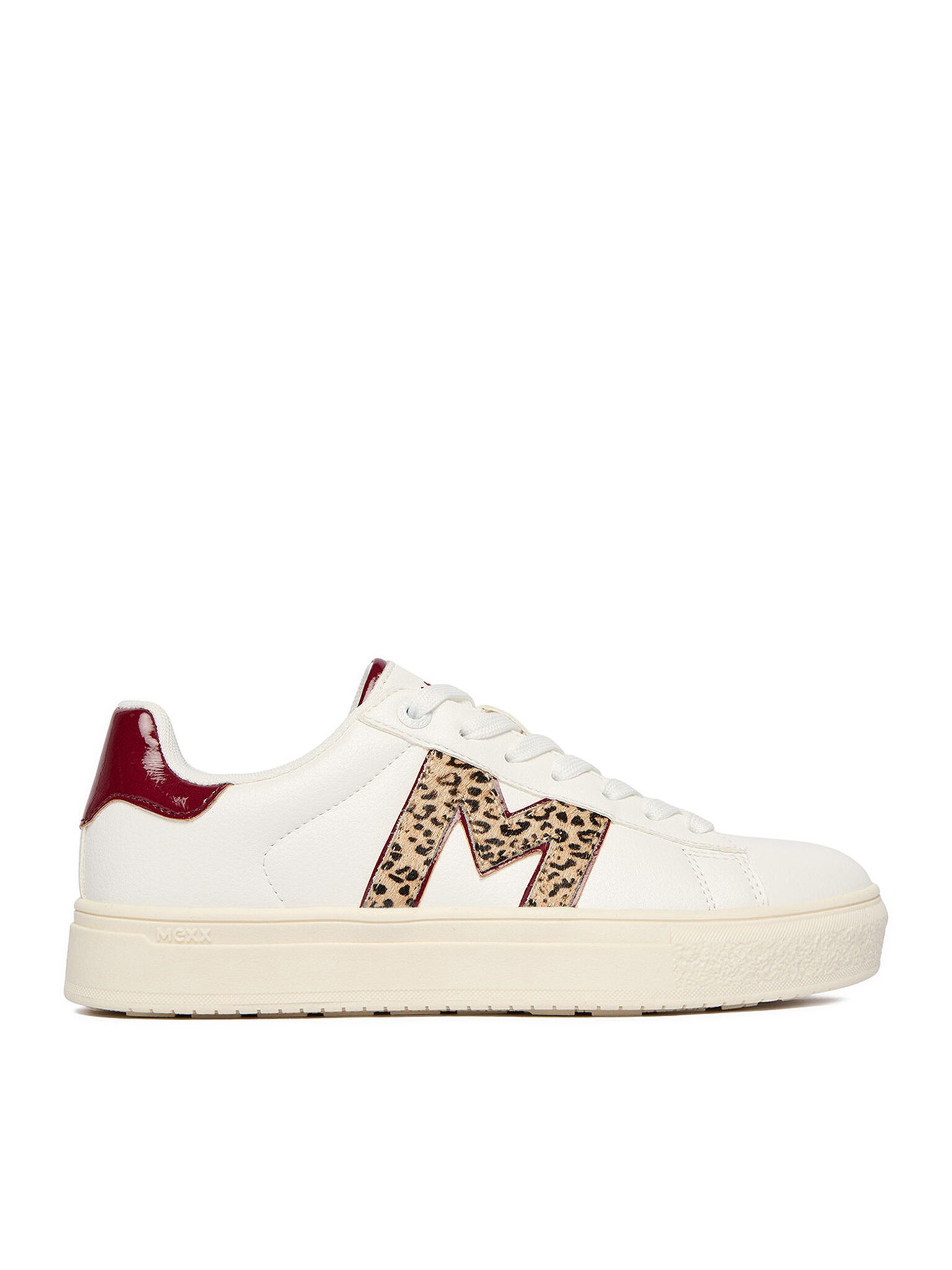 Mexx Mexx Damen-Sneakers Weiß MEXX-EO-MI001010861W Weiß Burgund Sneaker