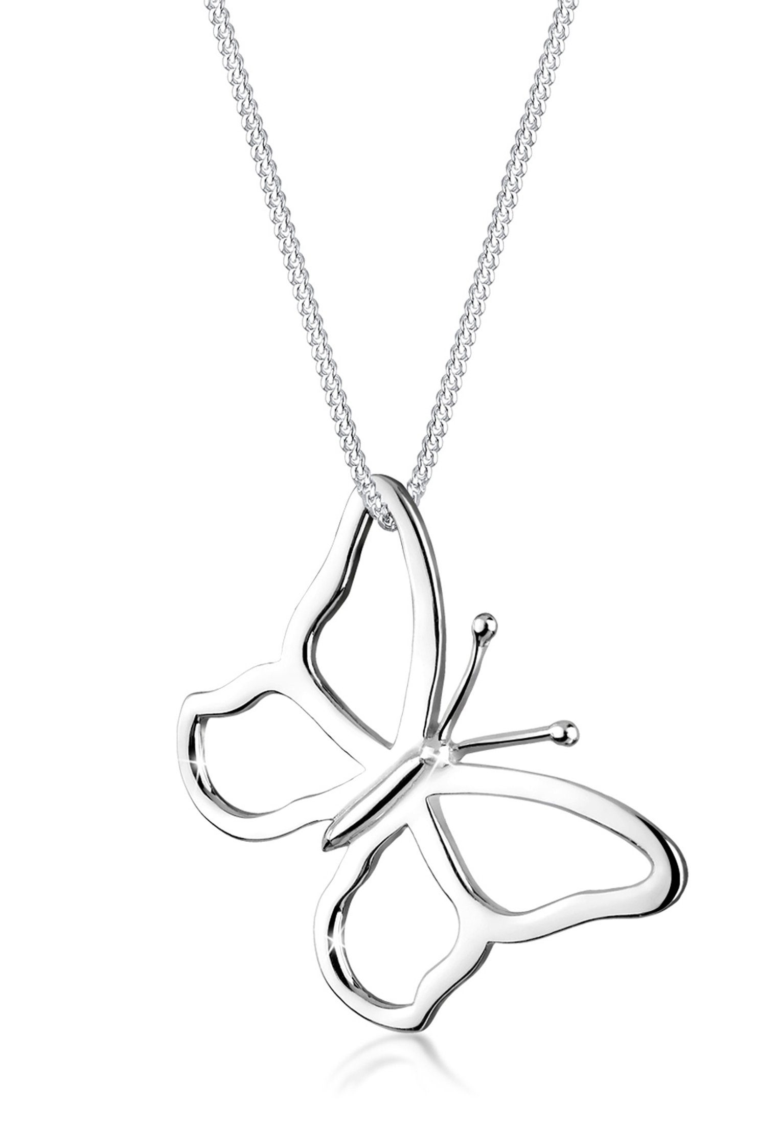 Elli Kette mit Anhänger Schmetterling Anänger Traumhaft 925 Silber, Schmett günstig online kaufen